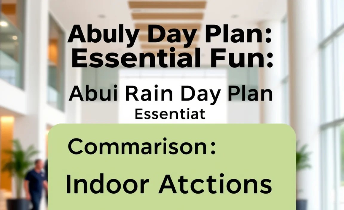 Comparison: Indoor Attractions