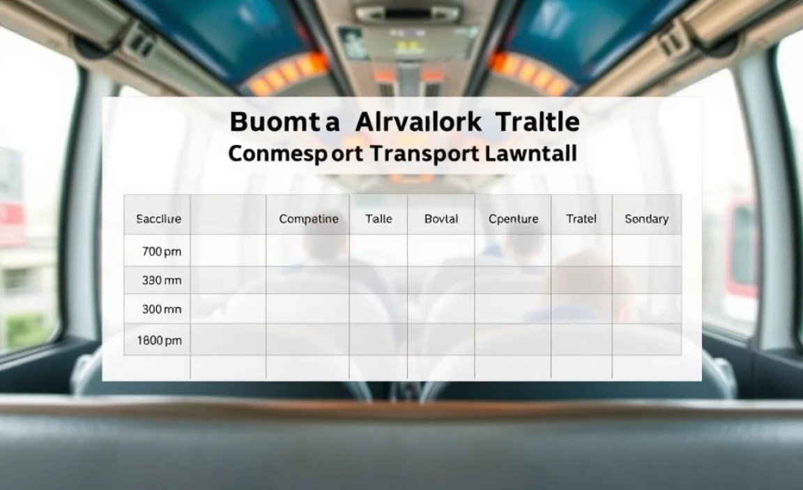 Comparison Table: Choosing the Right Transport