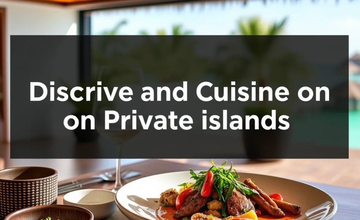 Dining and Cuisine on Private Islands