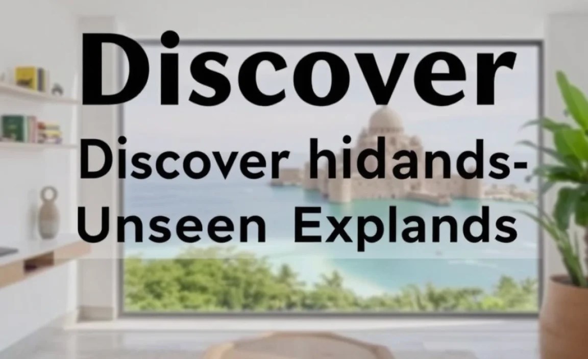 Discover Hidden Islands: Unseen Gems Worth Exploring