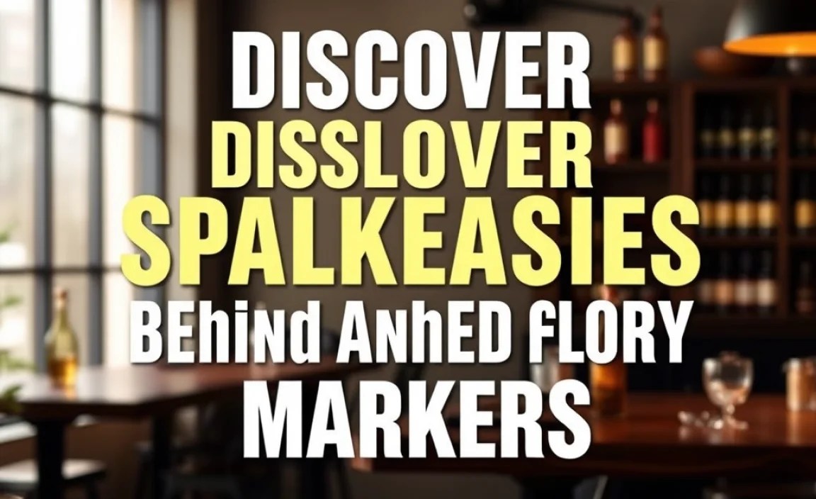 Discover Hidden Speakeasies Behind Ancient Glory Markers
