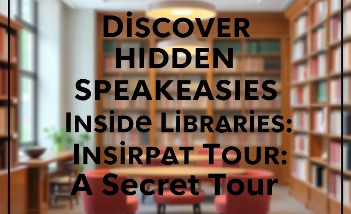 Discover Hidden Speakeasies Inside Libraries: A Secret Tour