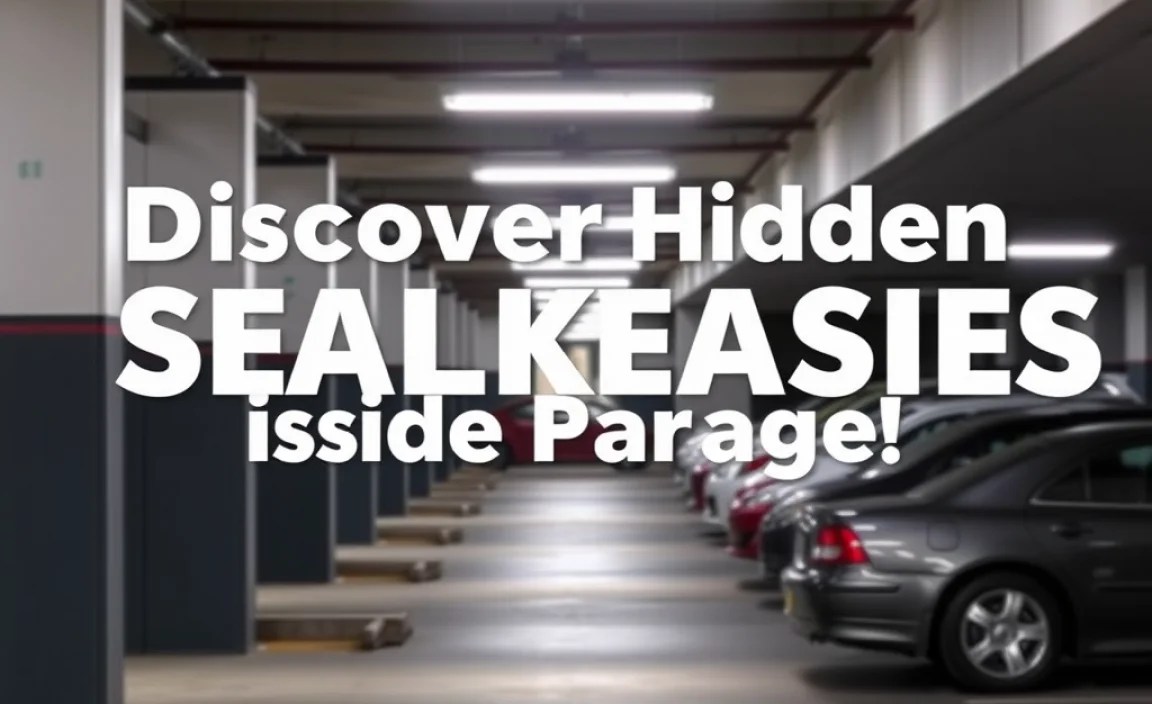 Discover Hidden Speakeasies Inside Parking Garages!