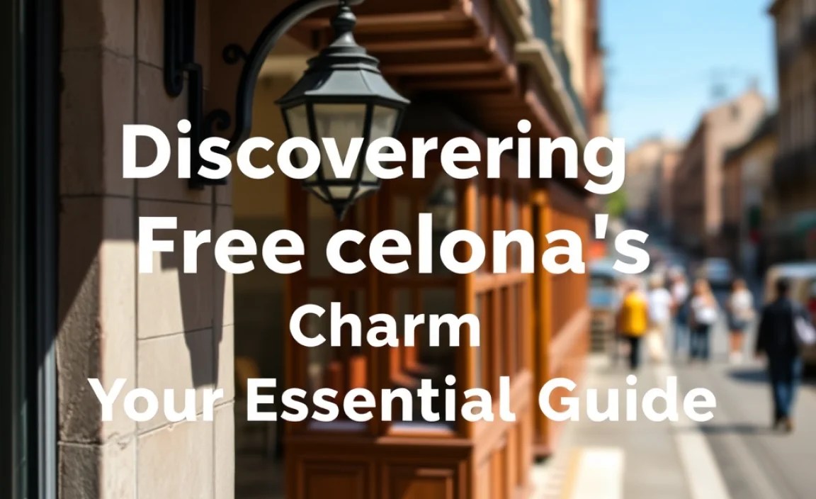 Discovering Barcelona’s Charm: Your Essential Free Guide