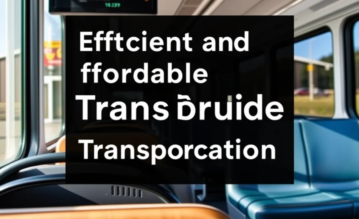 Efficient and Affordable Transportation