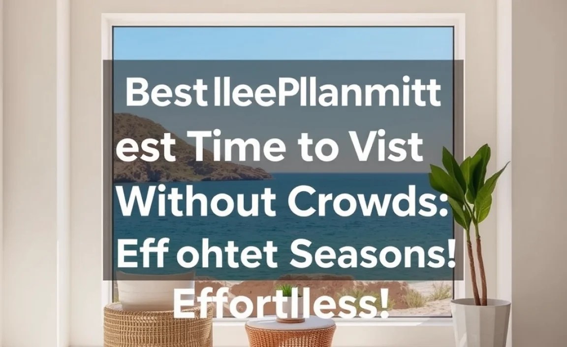 Effortless Planning: Targeting the Shoulder Seasons