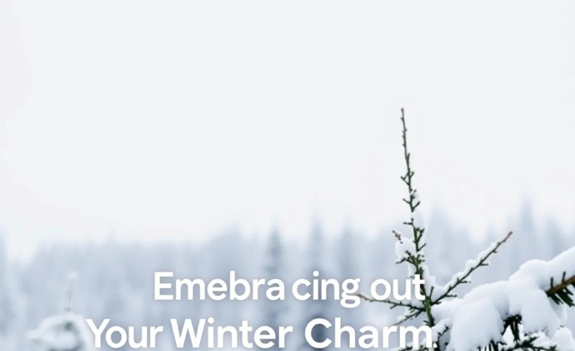 Embracing the Winter Charm
