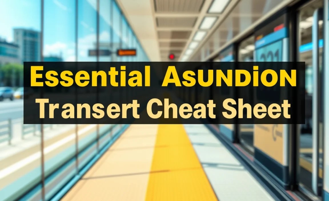 Essential Asuncion Public Transport Cheat Sheet