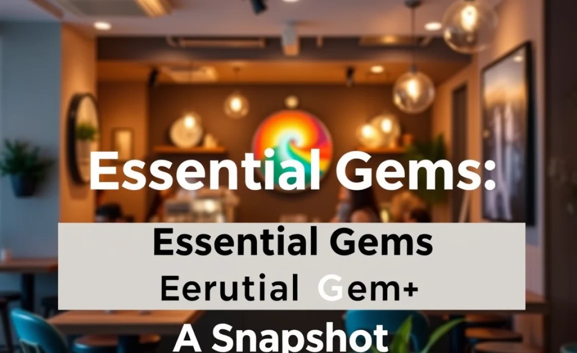 Essential Gems: A Snapshot