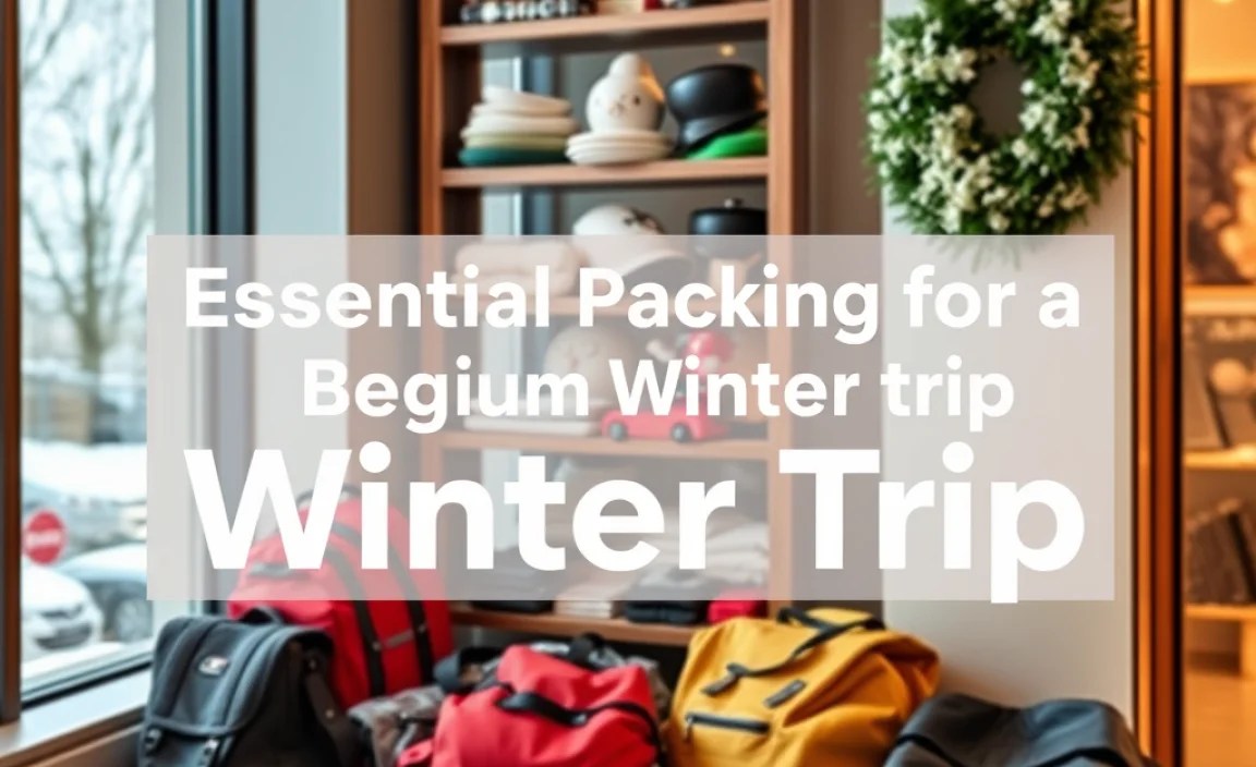 Essential Packing for a Belgium Winter Trip