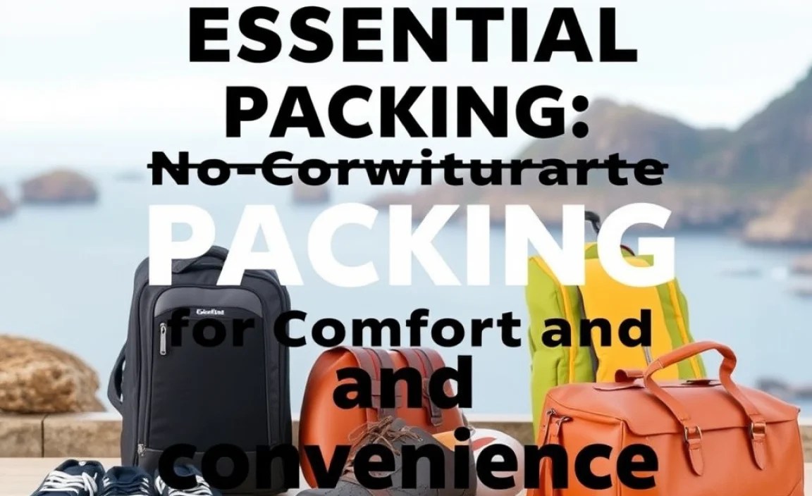 Essential Packing for Comfort and Convenience