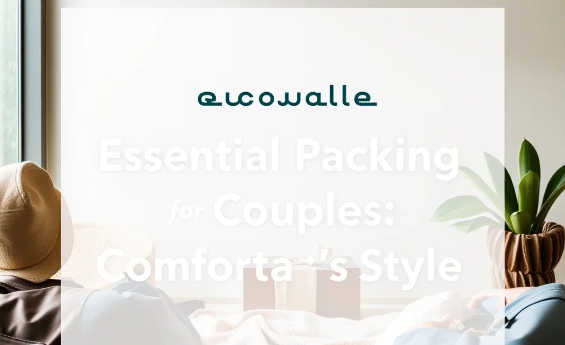 Essential Packing for Couples: Comfort Meets Style