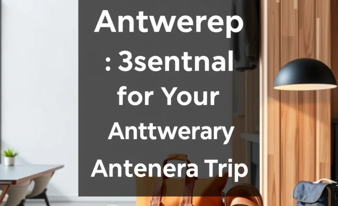 Essential Packing for Your Antwerp Trip