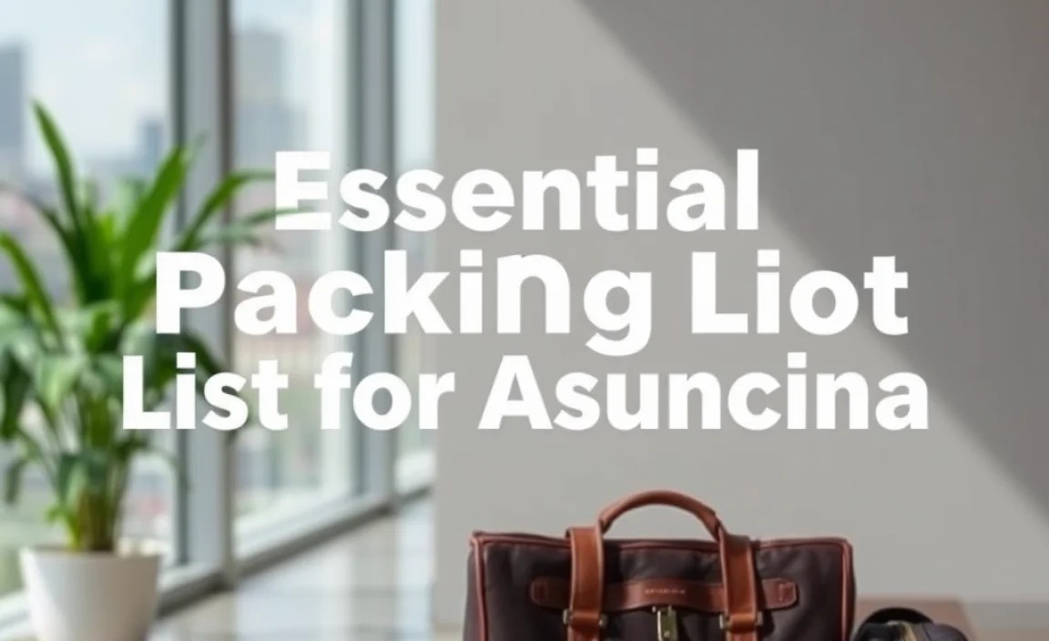 Essential Packing List for Asuncion