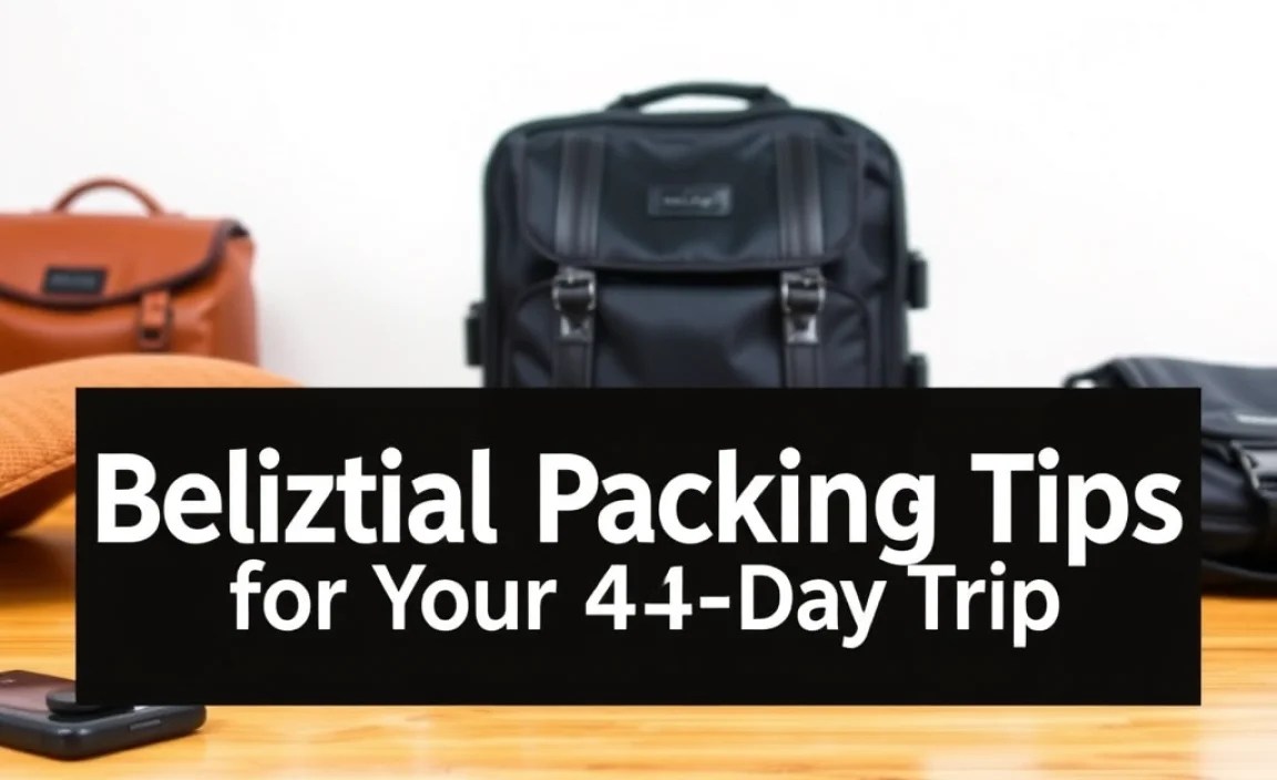 Essential Packing Tips for Your 4-Day Trip