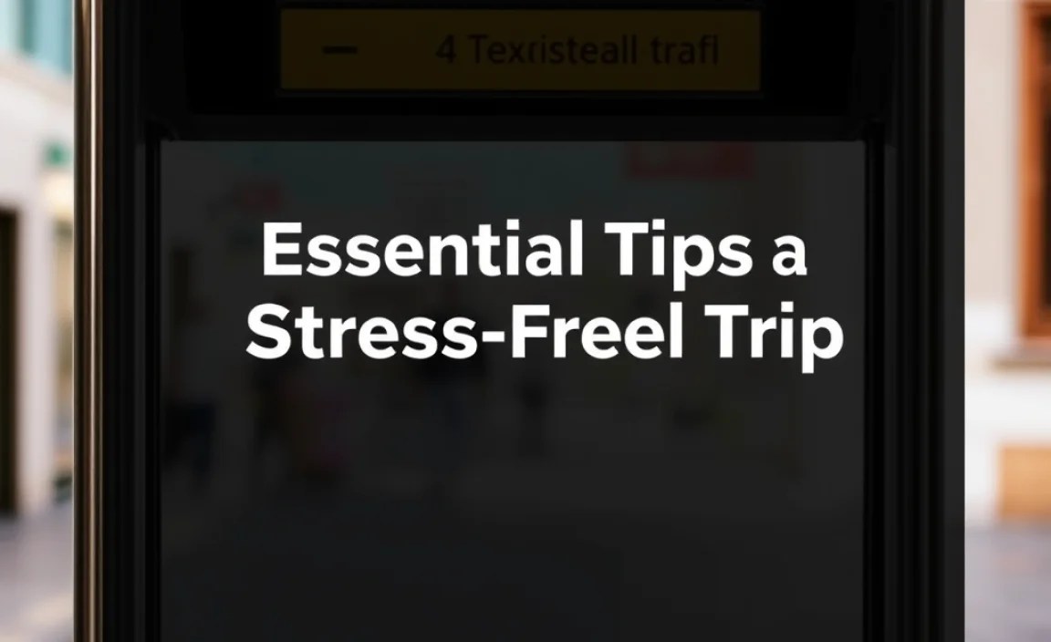 Essential Tips for a Stress-Free Trip