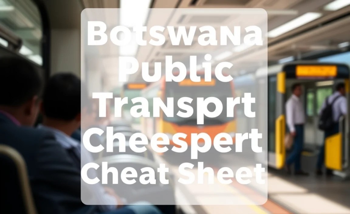 Essential Tips for Using Botswana Public Transport