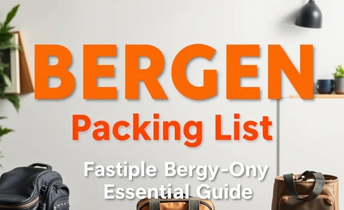 Example Bergen Carry-On Packing List
