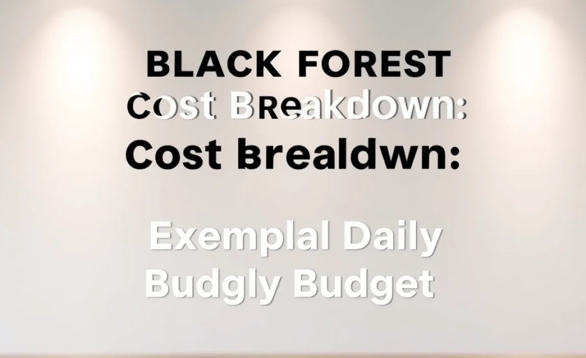 Example Daily Budget Scenario
