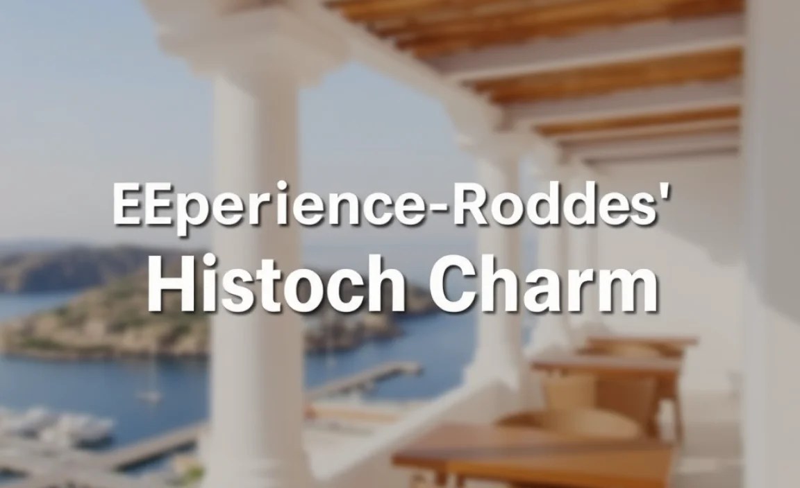 Experience Rhodes’ Historic Charm