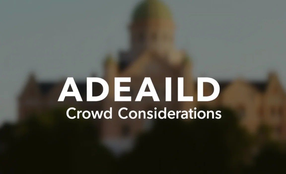 Exploring Adelaide’s Regions: Crowd Considerations