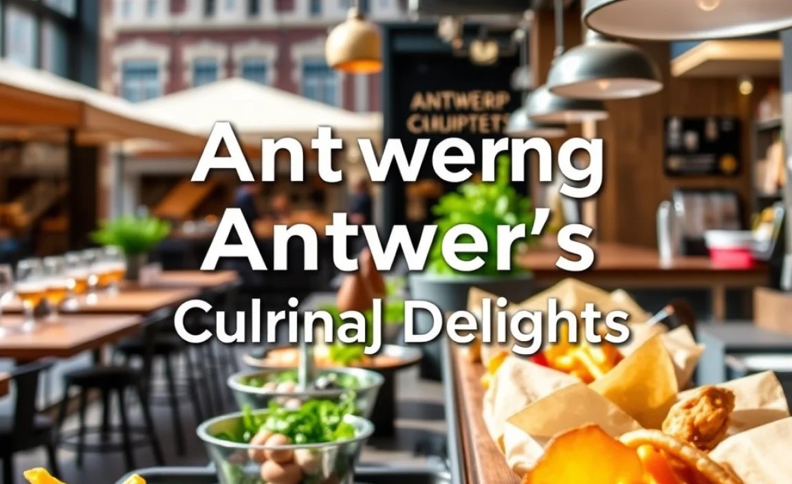 Exploring Antwerp&rsquo;s Culinary Delights