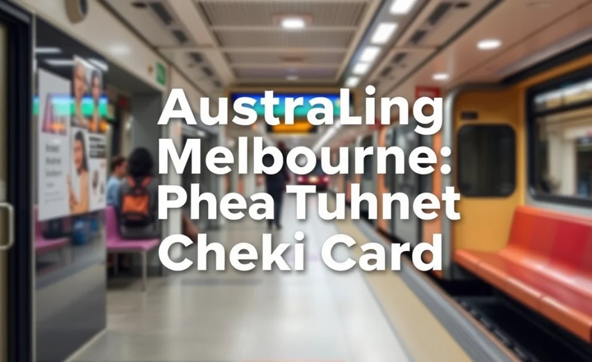 Exploring Melbourne: The Myki Card