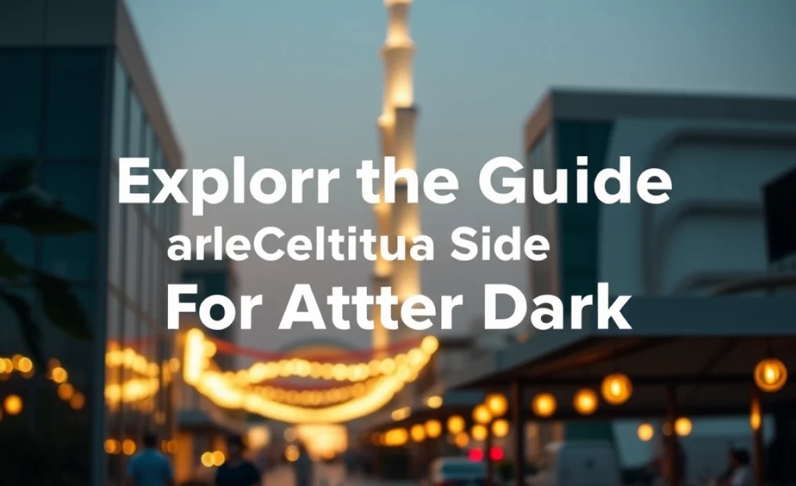 Exploring the Cultural Side After Dark