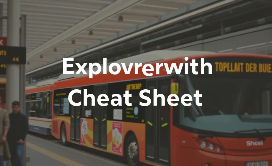 Exploring with Antwerp Buses