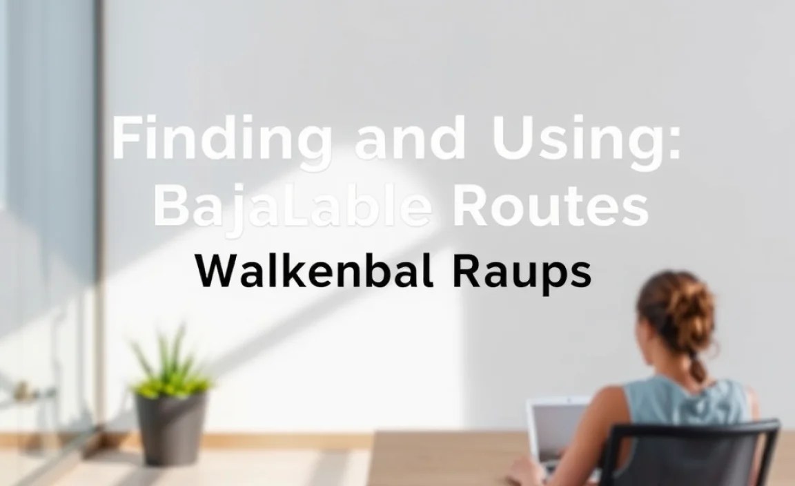 Finding and Using Baja California Walkable Route Maps