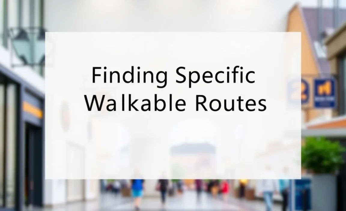 Finding Specific Belgium Walkable Routes