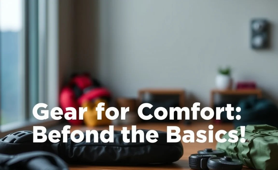 Gear for Comfort: Beyond the Basics