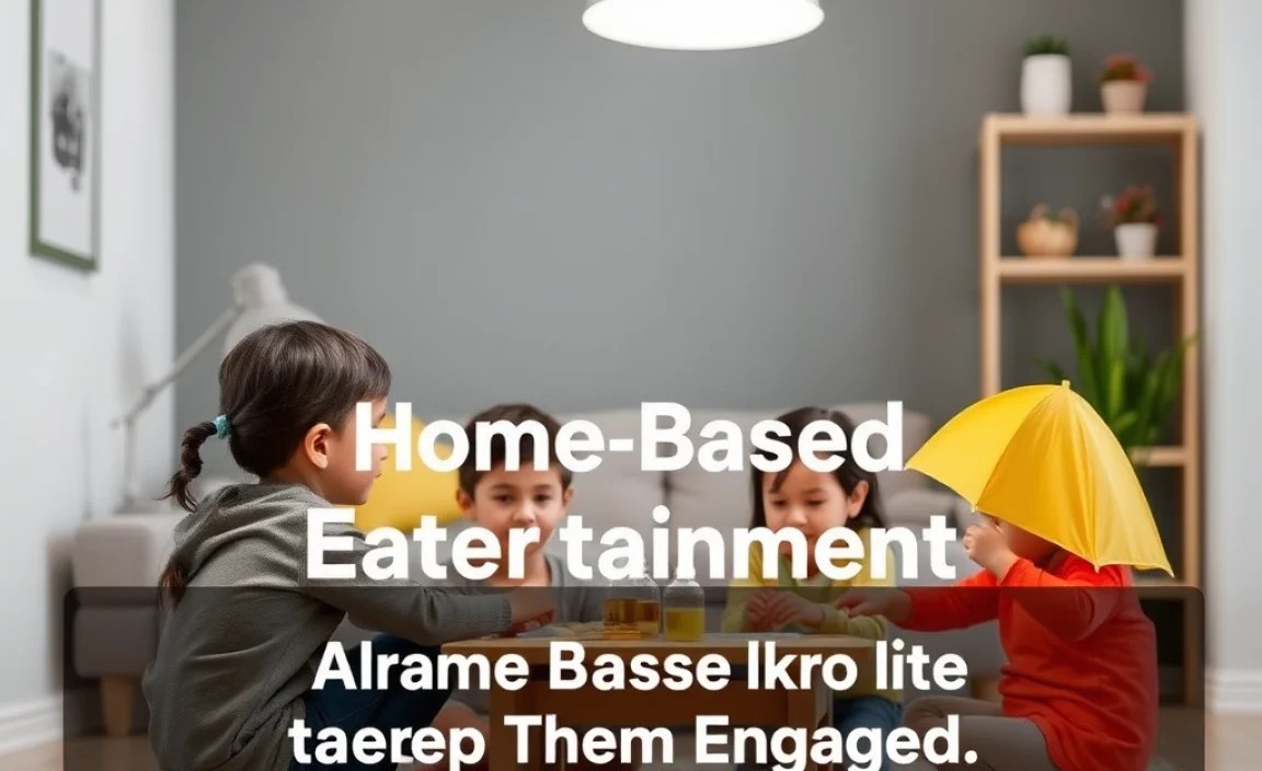 Home-Based Entertainment: Activities to Keep Them Engaged