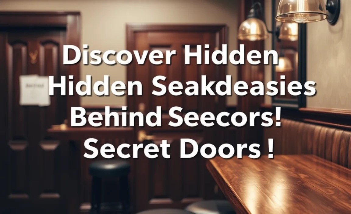 Identifying Hidden Speakeasies