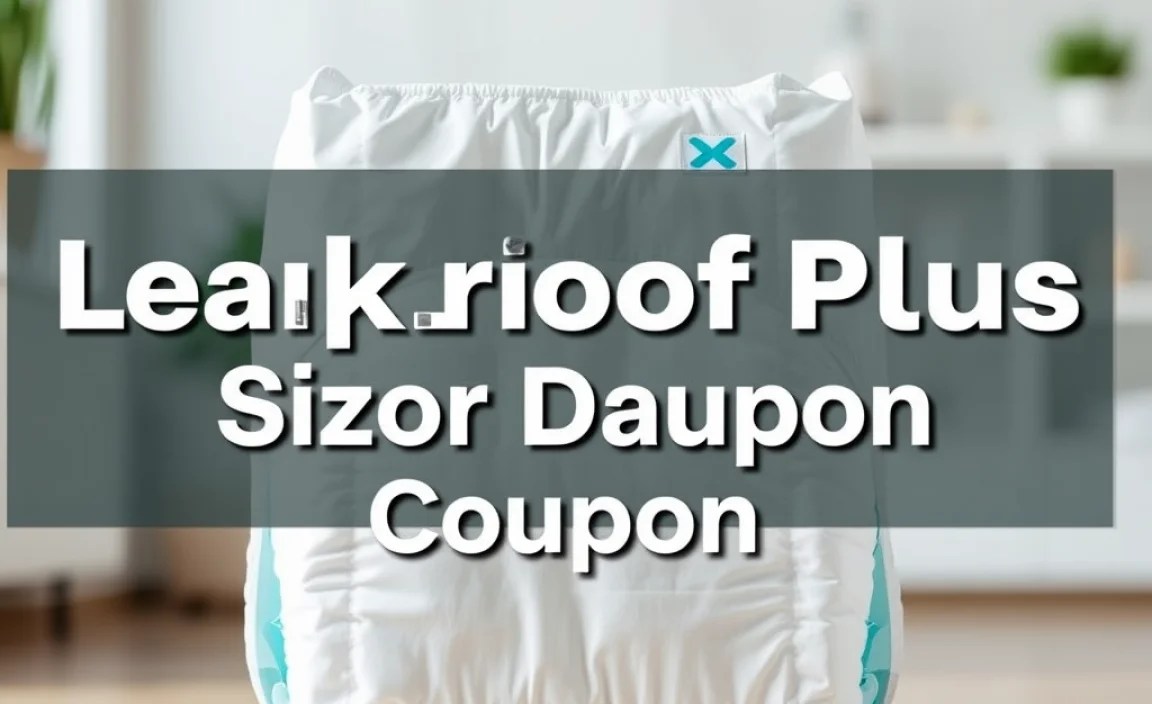 Leakproof Plus Size Diapers: Odor Control Coupon