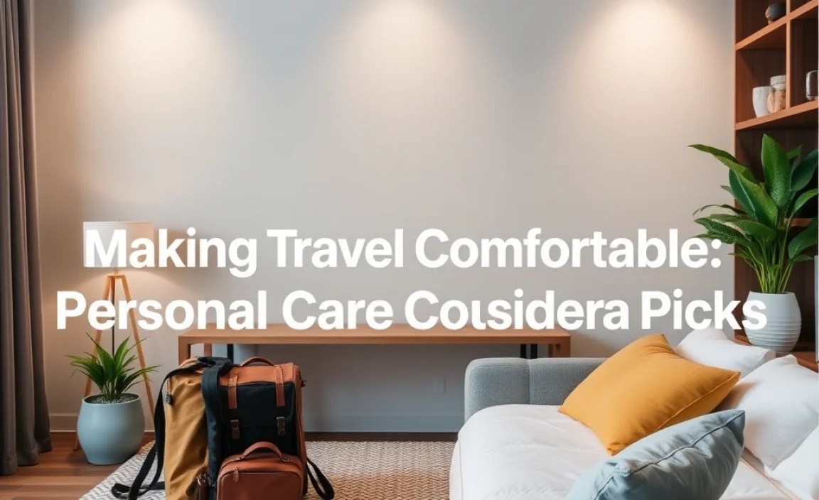Making Travel Comfortable: Personal Care Considerations