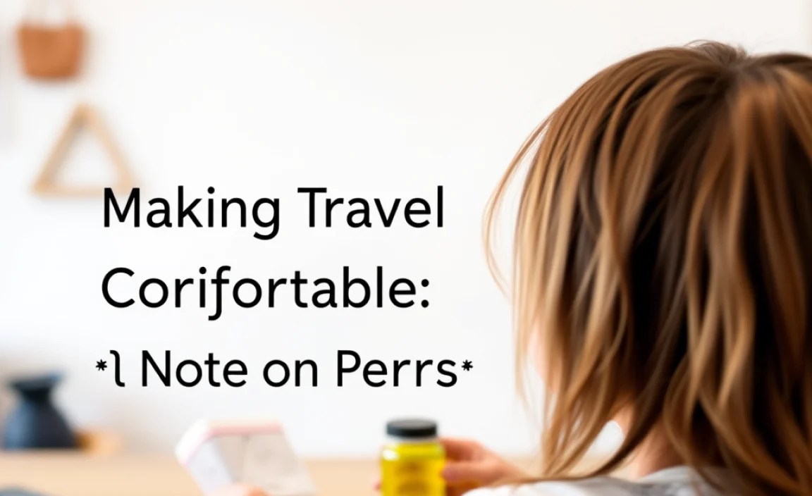 Making Travel More Comfortable: A Note on Personal Care