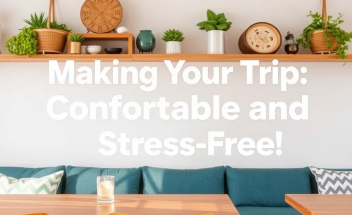 Making Your Trip Comfortable and Stress-Free