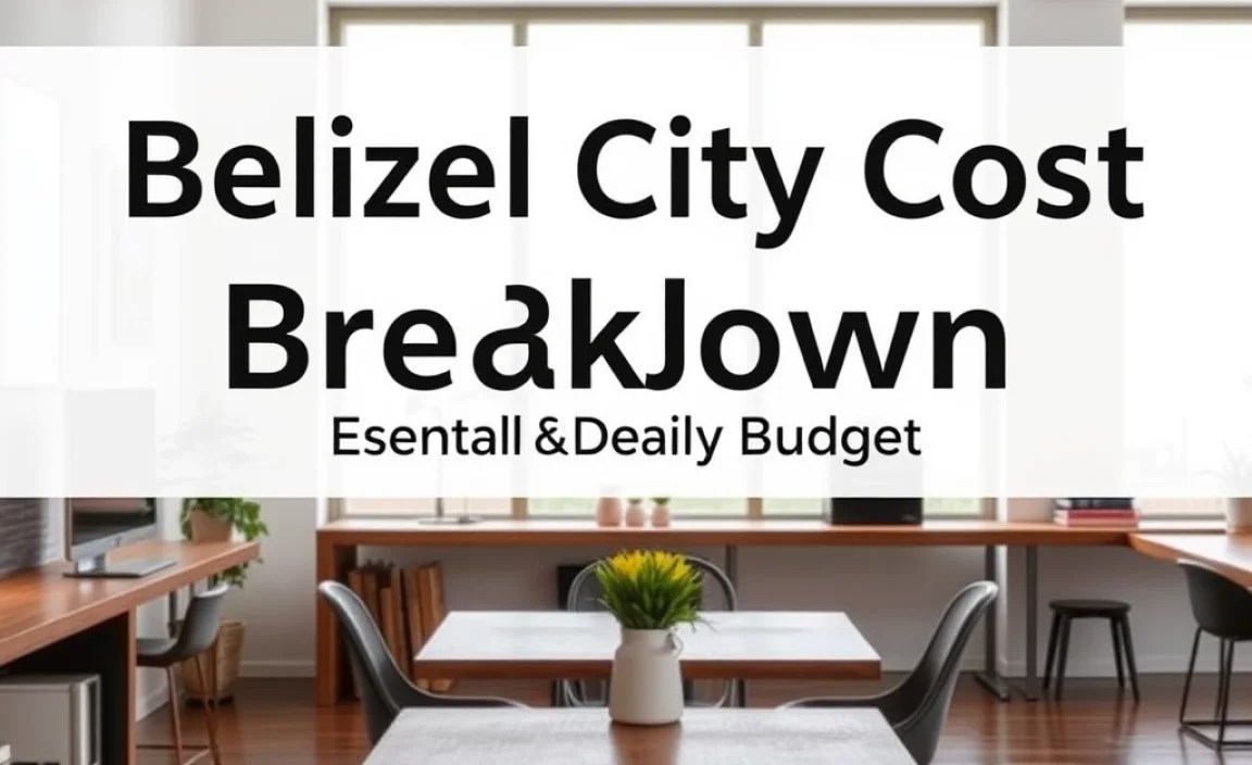 Monthly Cost Estimation for Belize City