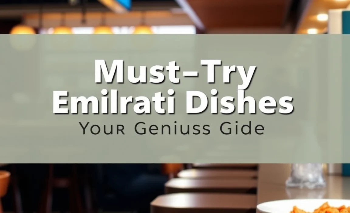 Must-Try Emirati Dishes