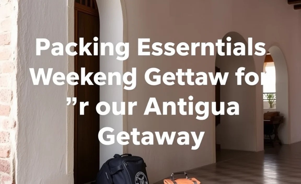 Packing Essentials for Your Antigua Getaway