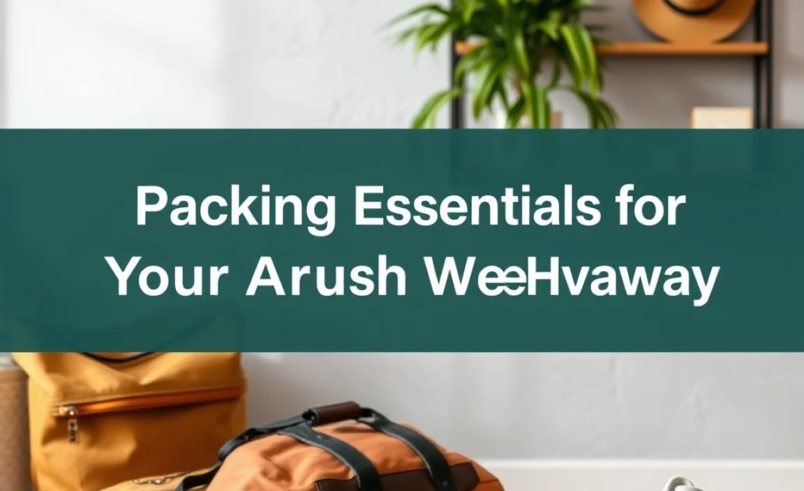 Packing Essentials for Your Arusha Weekend Getaway