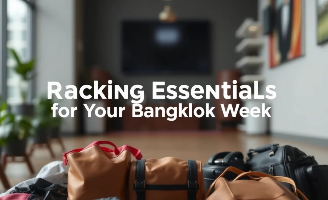 Packing Essentials for Your Bangkok Week