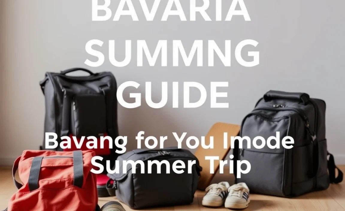 Packing for Your Bavaria Summer Trip