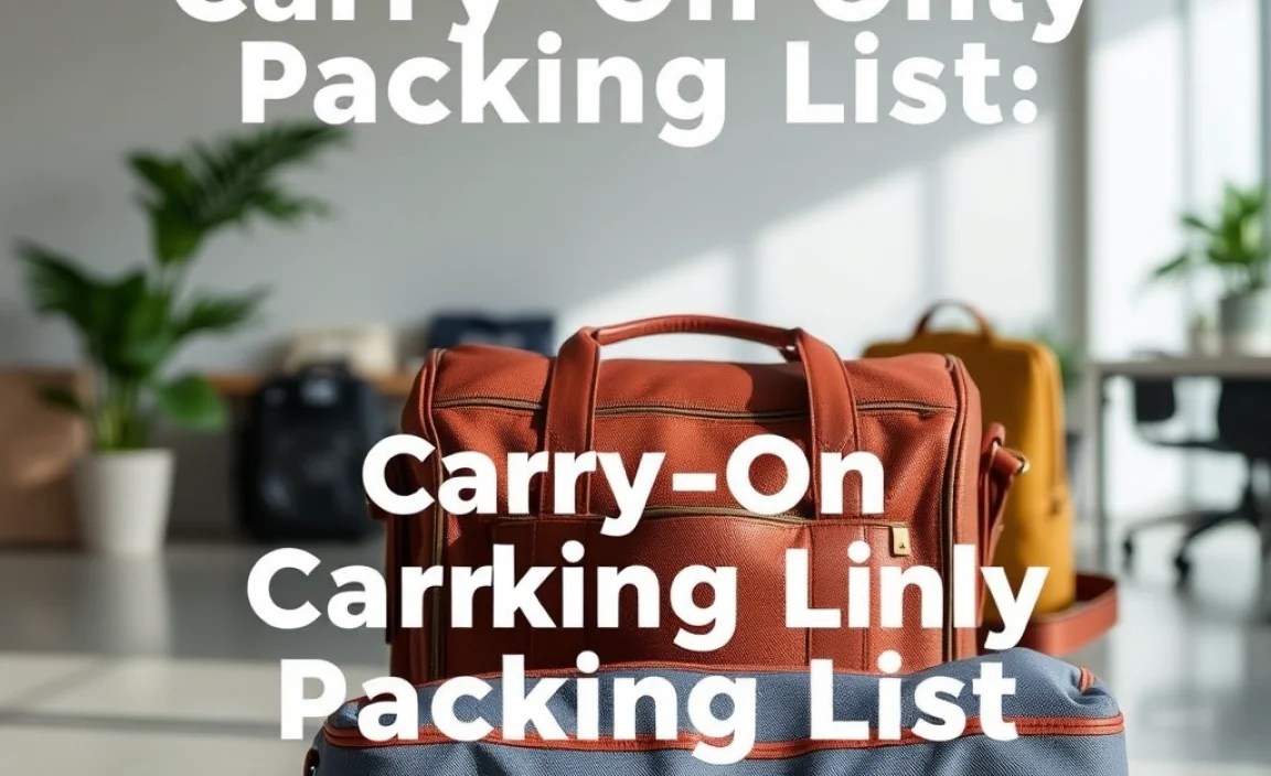 Packing Your Carry-On Bag Effectively