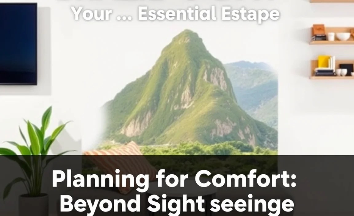 Planning for Comfort: Beyond Sightseeing