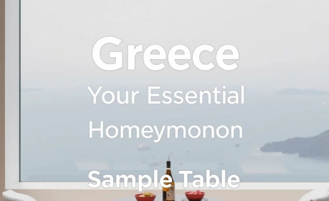 Planning Your Budget-Friendly Itinerary: A Sample Table