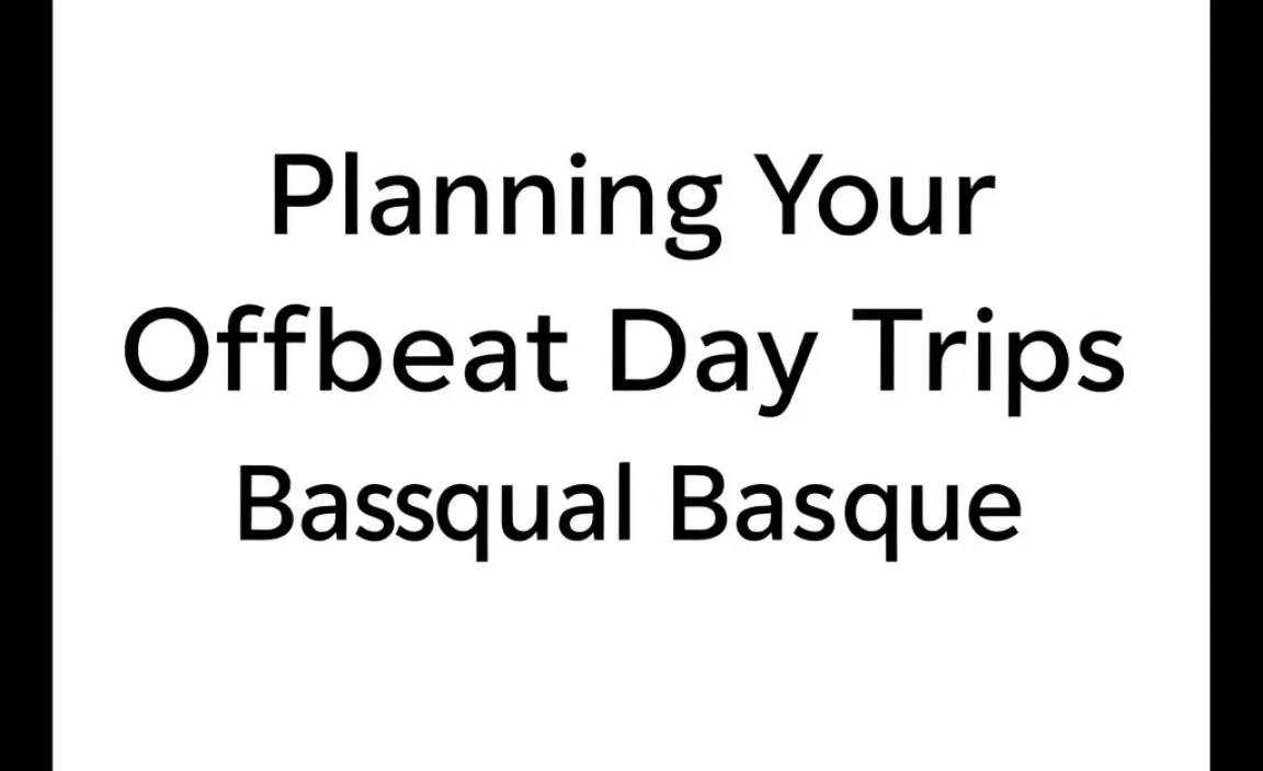 Planning Your Offbeat Basque Adventure