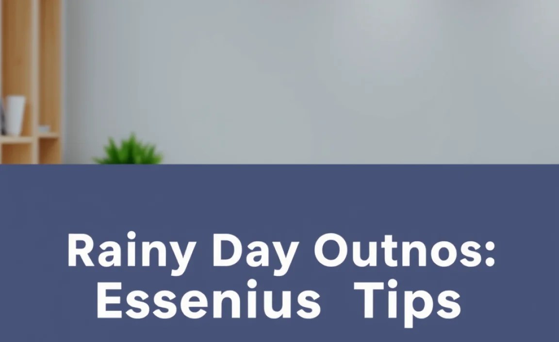 Planning Your Rainy Day Outing: Essential Tips
