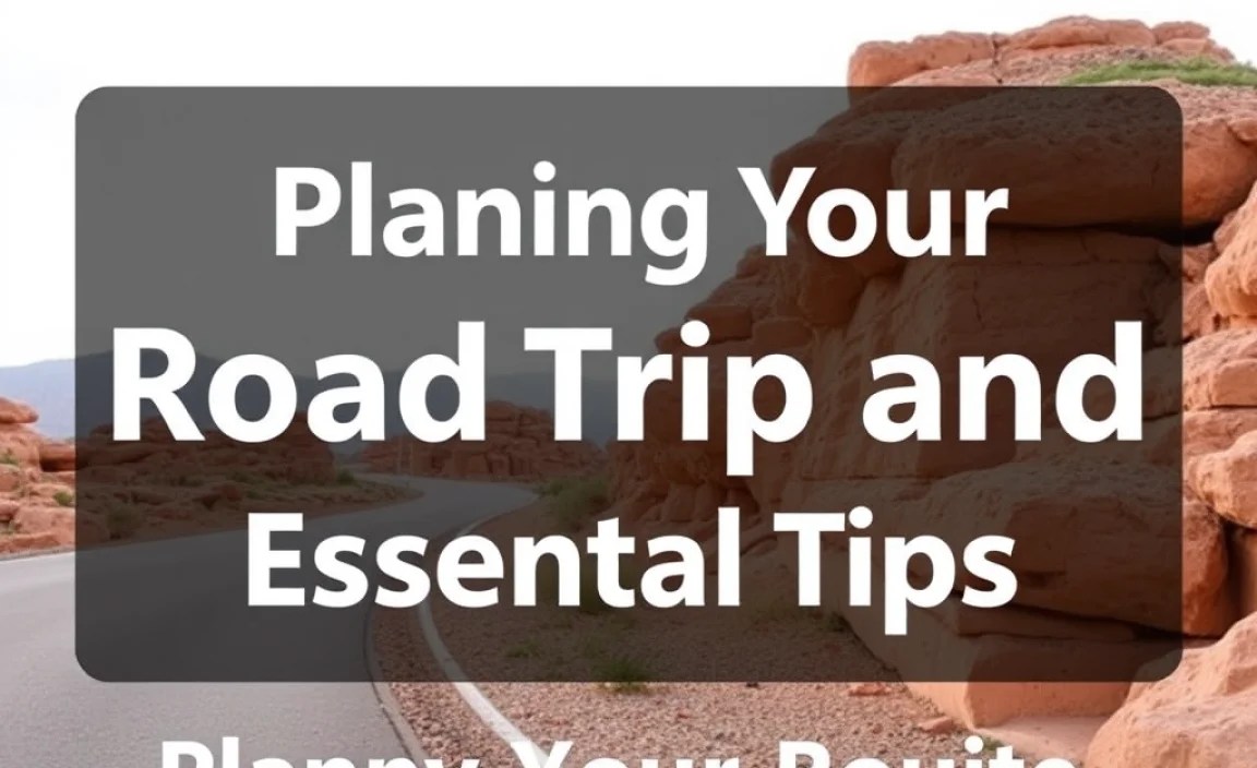 Planning Your Route and Destinations